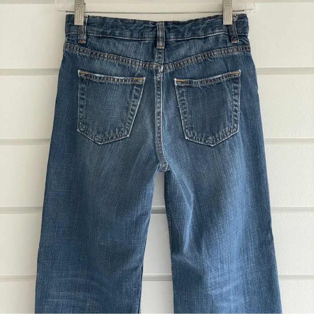 Gap Denim Boys Loose Fit Wide Leg Jeans Size 7H Husky